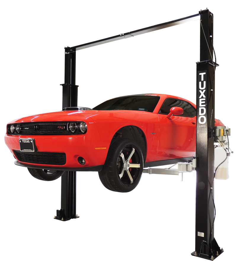 TUXEDO 9,000 lb 2-Post Clear Floor Lift TP9KAC-TUX