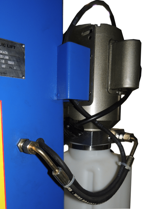 WL-9KACX 9,000 lb 2-Post Clearfloor Asymmetric Lift