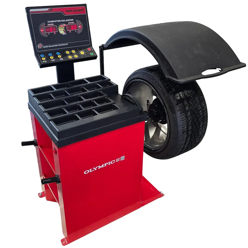 Olympic W820 Direct Drive Wheel Balancer / Computerized / Laser Equipped