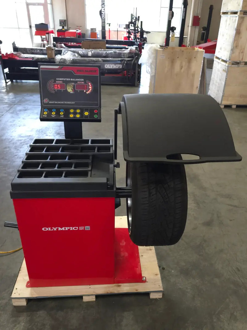 Olympic W820 Direct Drive Wheel Balancer / Computerized / Laser Equipped
