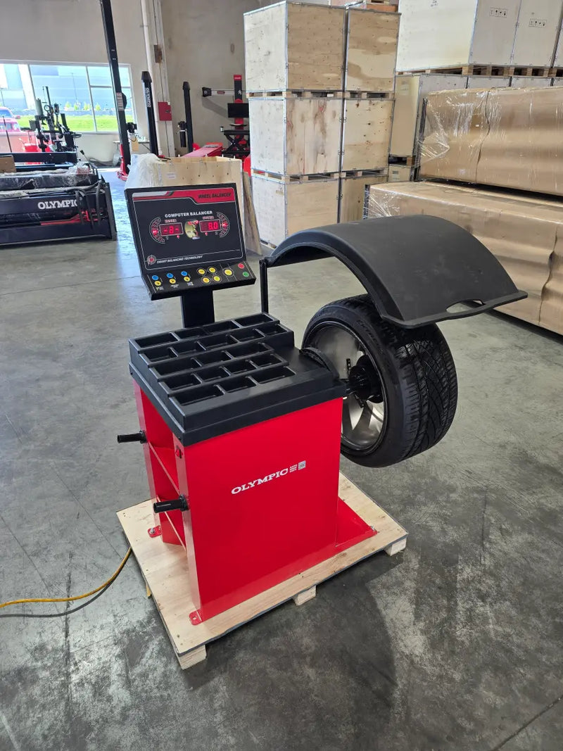 Olympic W820 Direct Drive Wheel Balancer / Computerized / Laser Equipped