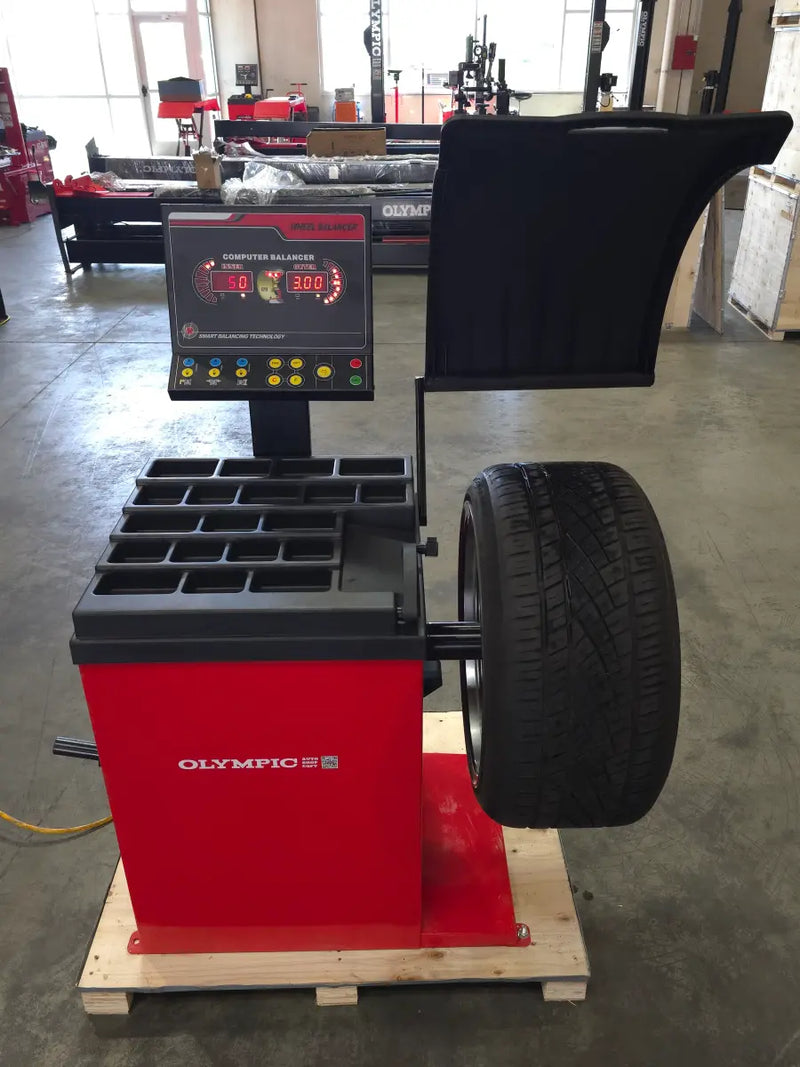 Olympic W820 Direct Drive Wheel Balancer / Computerized / Laser Equipped