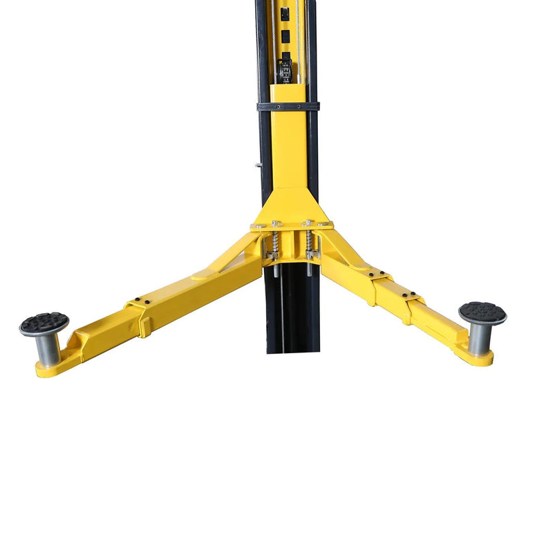 WL-10ASY carriage and column with both lift arms and screw pads extended