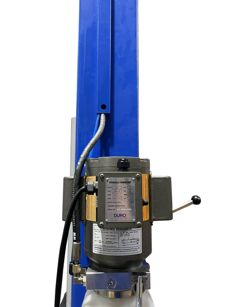 WL11KC-DX 11,000 lb 2-Post Direct Drive Clear Floor Bi-Symmetric Lift