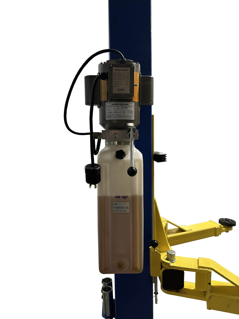 WL-9KACX 9,000 lb 2-Post Clearfloor Asymmetric Lift