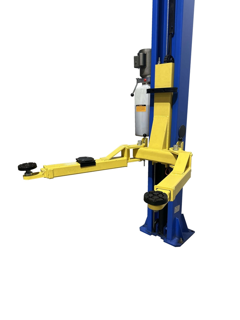 WL-9KACX 9,000 lb 2-Post Clearfloor Asymmetric Lift