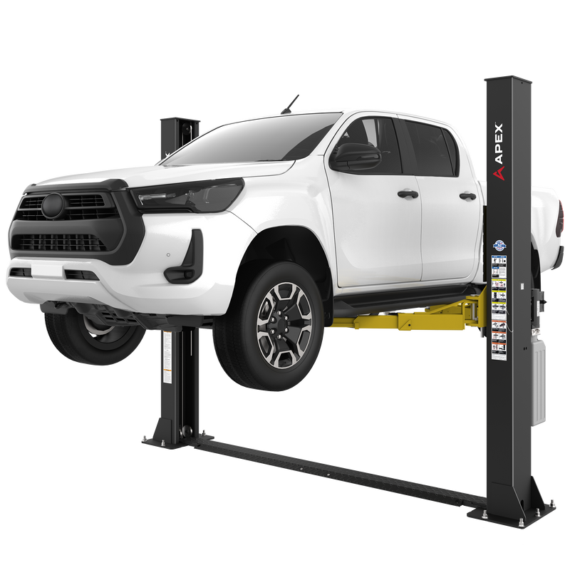 APEX AL9LC Two Post Car Lift - 9,000-Lb Capacity - Floorplate
