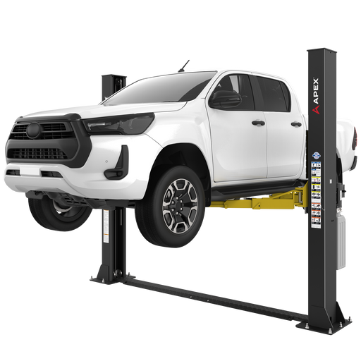 APEX AL9LC Two Post Car Lift - 9,000-Lb Capacity - Floorplate