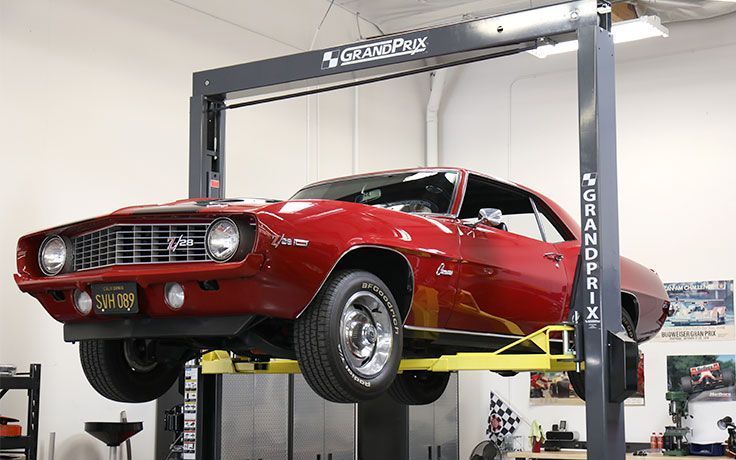 GrandPrix GP-7 Two Post Car Lift - 7,000-Lb Capacity
