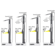 BendPak 10APX Two Post Car Lift - 10,000-Lb Capacity - High Rise