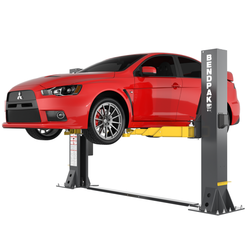 BendPak 10AP-SRT Short-Rise Two Post Car Lift - 10,000-Lb Capacity - Floorplate