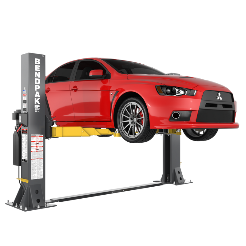 BendPak 10AP-SRT Short-Rise Two Post Car Lift - 10,000-Lb Capacity - Floorplate