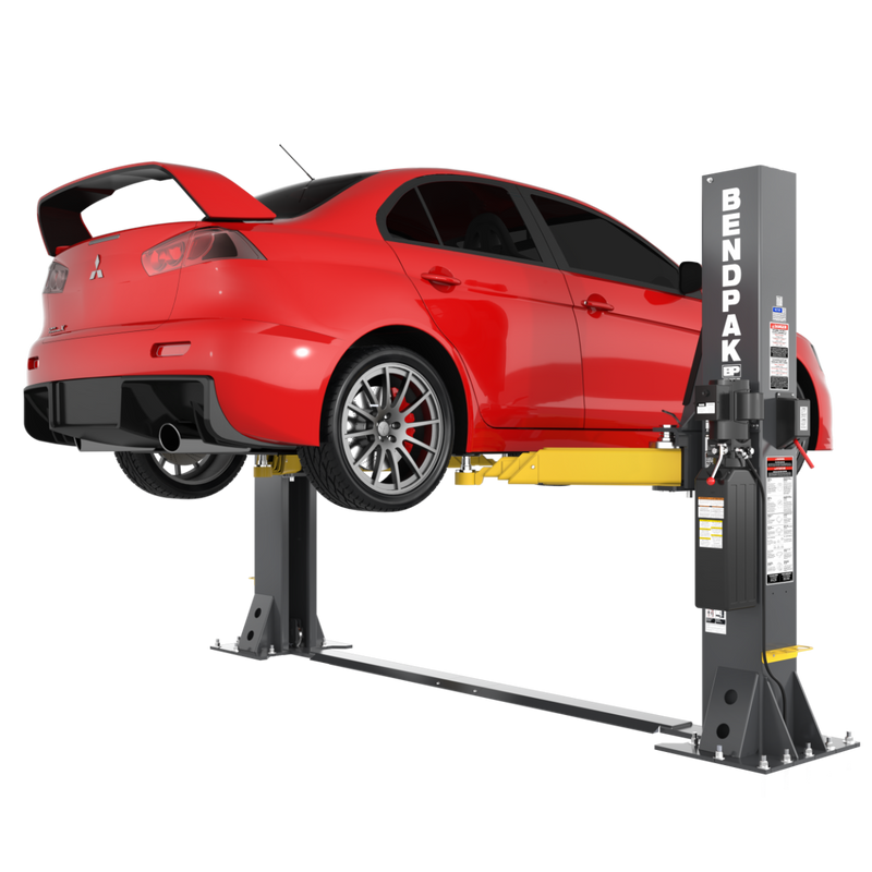 BendPak 10AP-SRT Short-Rise Two Post Car Lift - 10,000-Lb Capacity - Floorplate