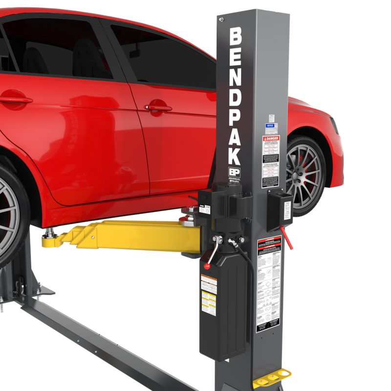 BendPak 10AP-SRT Short-Rise Two Post Car Lift - 10,000-Lb Capacity - Floorplate