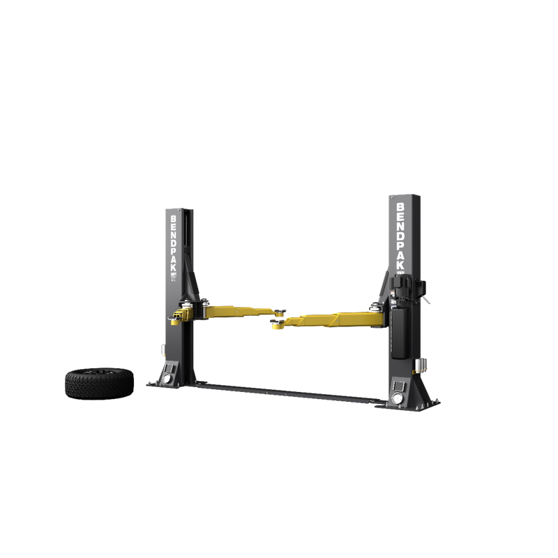 BendPak 12AP-SRT Short-Rise Two Post Car Lift - 12,000-Lb Capacity - Floorplate