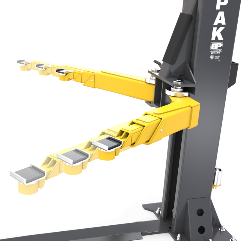 BendPak 12AP-SRT Short-Rise Two Post Car Lift - 12,000-Lb Capacity - Floorplate
