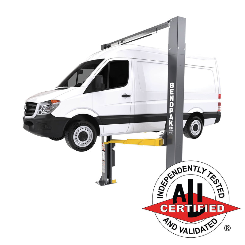 BendPak 12APX-192 Two Post Car Lift - 12,000-Lb Capacity - High Rise, 192" Extended Height