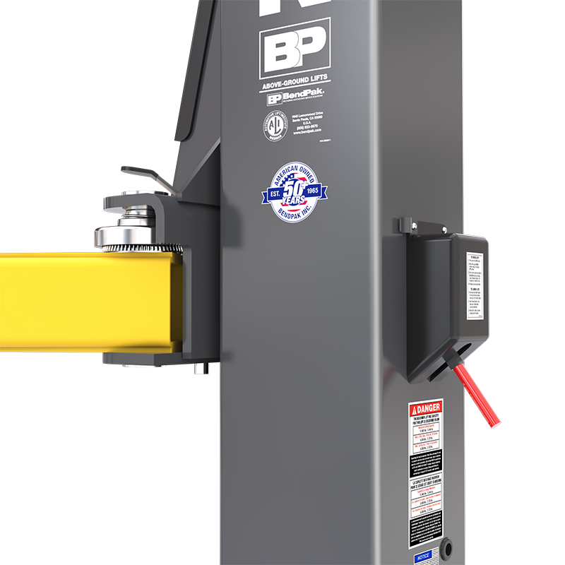 BendPak 12APX-192 Two Post Car Lift - 12,000-Lb Capacity - High Rise, 192" Extended Height