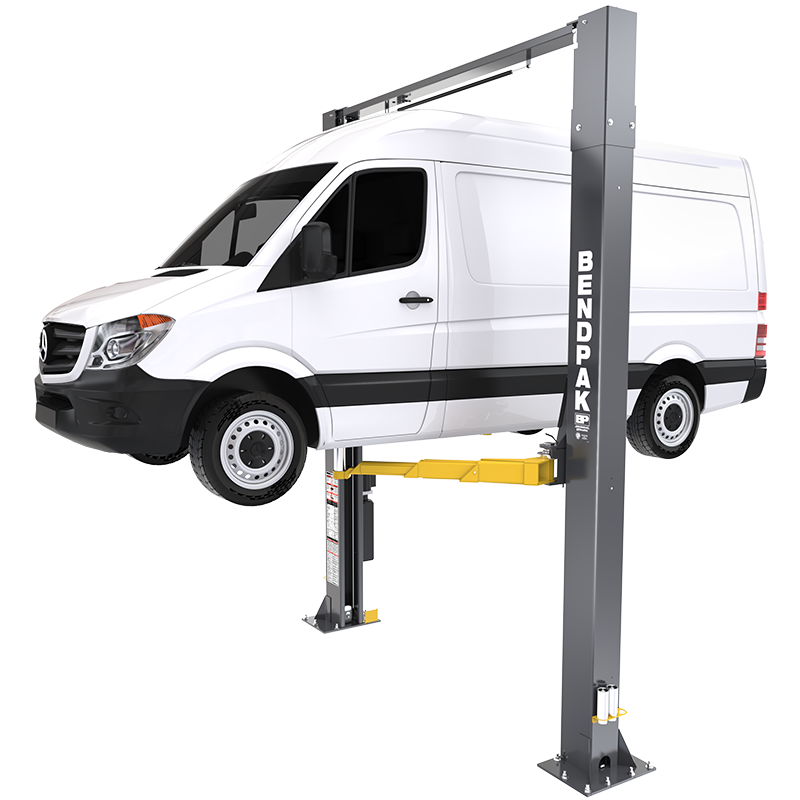 BendPak 12APX-192 Two Post Car Lift - 12,000-Lb Capacity - High Rise, 192" Extended Height