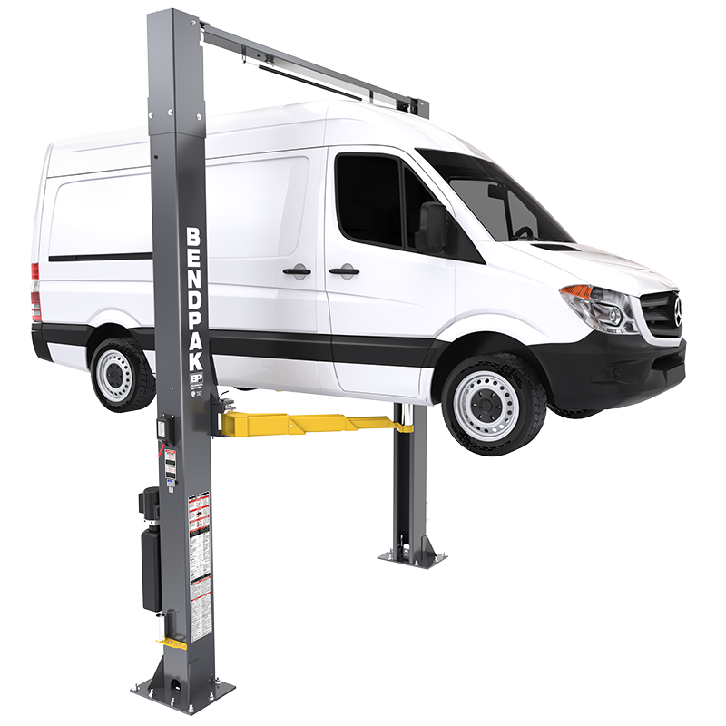 BendPak 12APX-192 Two Post Car Lift - 12,000-Lb Capacity - High Rise, 192" Extended Height