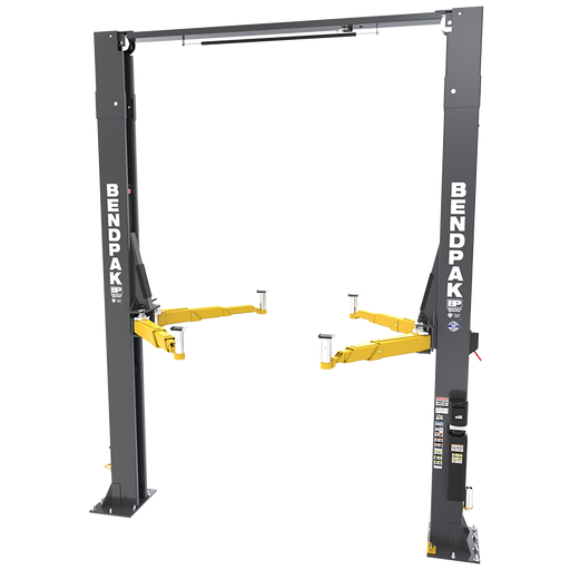 BendPak 12APX-192 Two Post Car Lift - 12,000-Lb Capacity - High Rise, 192" Extended Height