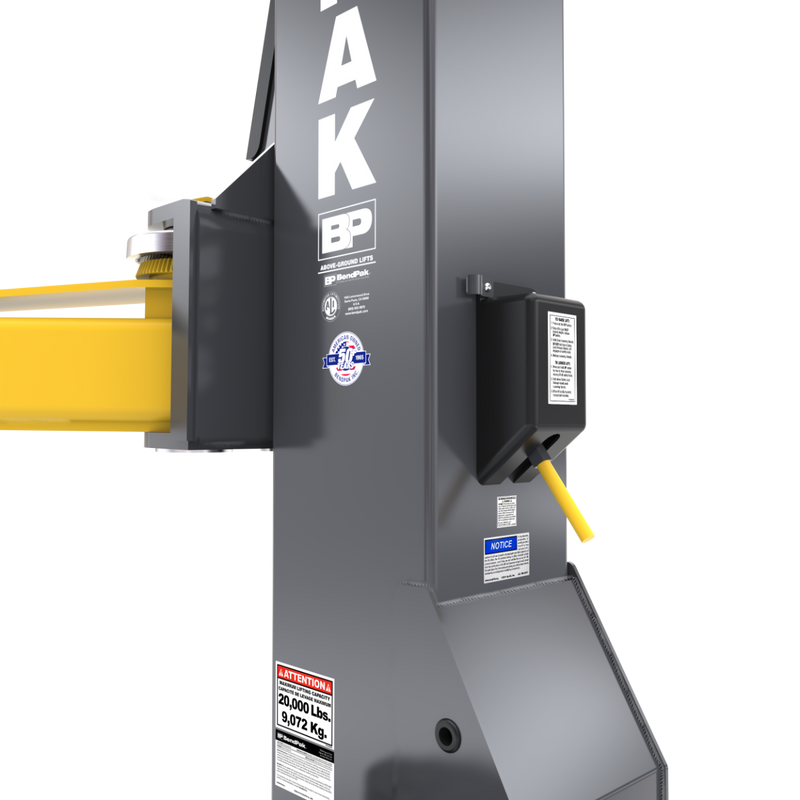 BendPak 20AP-192 Super-Duty Two Post Car Lift - 20,000-Lb Capacity - 192" Extended Height