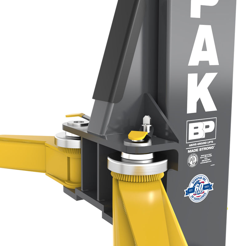 BendPak 9APF Open-Top Two-Post Lift for Low Ceilings - 9,000 lb Capacity