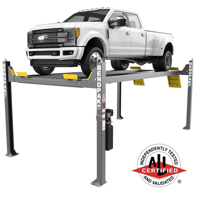 BendPak HDS-14XT - 14,000-lb. Capacity / High-Rise Four-Post Lift / Extended Runways