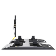 BendPak LR-10000 low-profile lift with drive-over platforms for frame-engaging service access.