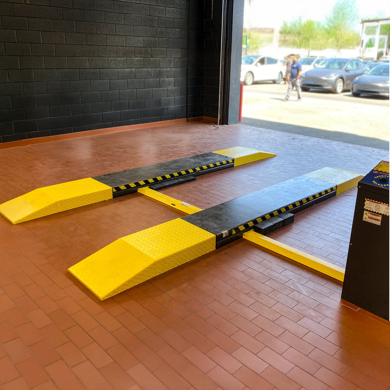 BendPak MDS-6EXT ALI-certified open-center scissor lift