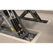 BendPak MDS-6LPF flush-mount lift, floor-level service bay installation