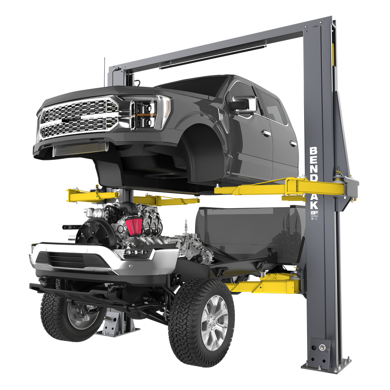 OctaFlex 12DPS Two-Post Car Lift - Cab-Off & EV Battery Service Lift