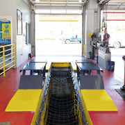 BendPak P-9000LT low-rise lift for oil change service bays