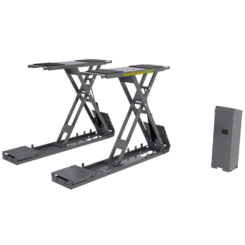 BendPak SP-7XEF 7,000-lb. flush-mount full-rise scissor lift for service bays