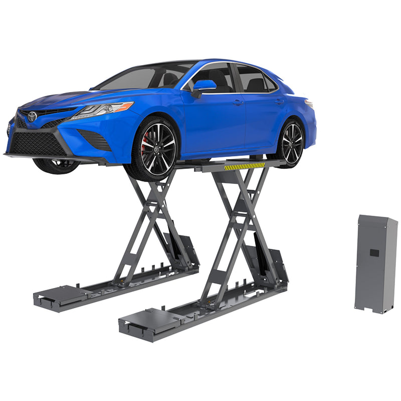 BendPak SP-7XEF flush-mount full-rise scissor lift with 7,000-lb. capacity.