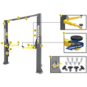 BendPak 10AP-168 Two Post Car Lift - 10,000-Lb Capacity - 168" Extended Height