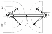 Eagle EAG-10C 10,000 lb 2-Post Lift