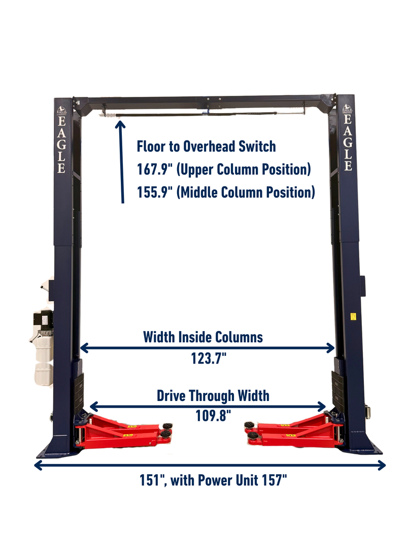 Eagle EAG-12C overall dimensions
