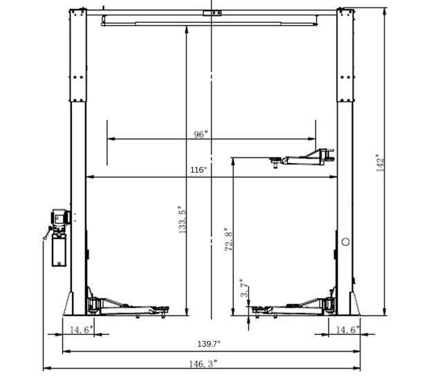 Eagle EAG-9C overall dimensions