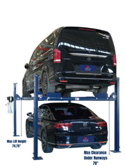 Eagle MS-8000 max clearance under runways 70 inches