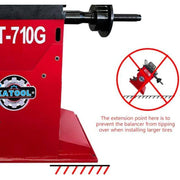 KATOOL KT-710G digital wheel balancer - view 5