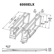 QuickJack 6000ELX Super-Long Portable Car Lift