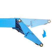 7700lbs Lifting Capacity Mid-Rise Scissor Lift 110V Pneumatic Release Mid Rise Lift