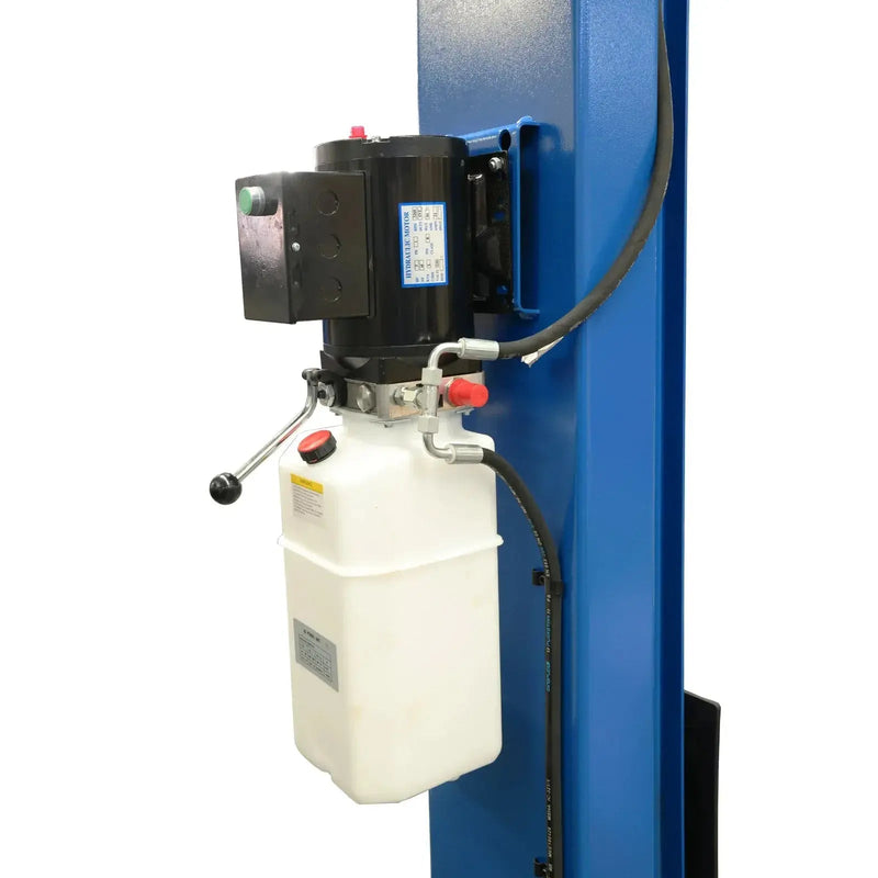TCE 2-Post Car Lift, 220V, 10,000 lb Capacity, Foot Plate, Auto Truck Hoist with Adapters, 2-Year Warranty, TRJR-245LC